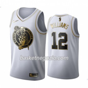 Canotte Uomo Boston Celtics Grant Williams 12 2019-20 Nike Bianco Golden Edition Swingman